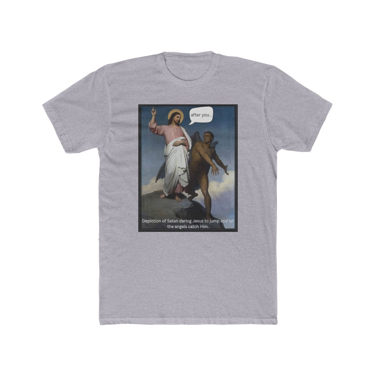 "After You" – Temptation of Christ Tee Unisex Cotton Crew Tee