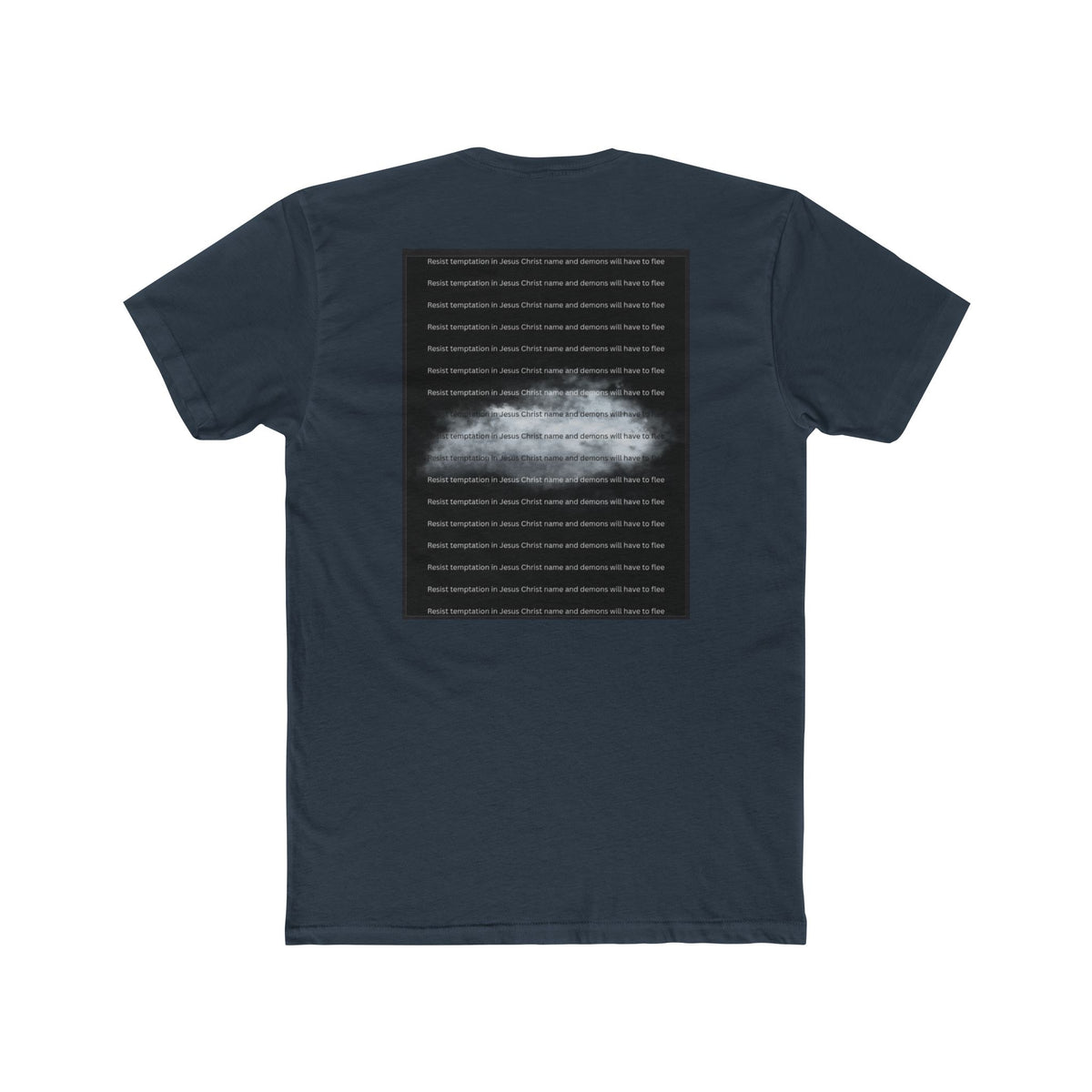 "Resist Temptation" – Succubus & Incubus Spiritual Warfare Unisex Cotton Crew Tee