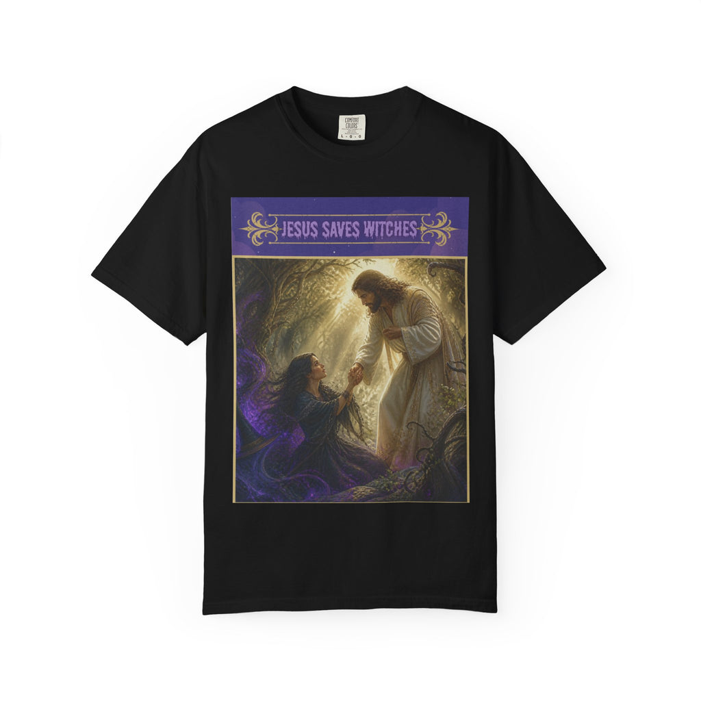 Jesus Saves Witches-Front and back T-shirt