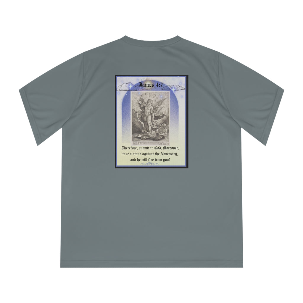 Set Apart Collection - Not today Satan - Women's Performance V-Neck T-Shirt