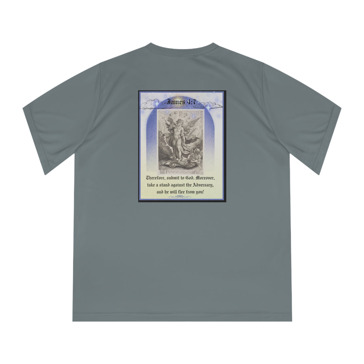 Set Apart Collection - Not today Satan - Women's Performance V-Neck T-Shirt