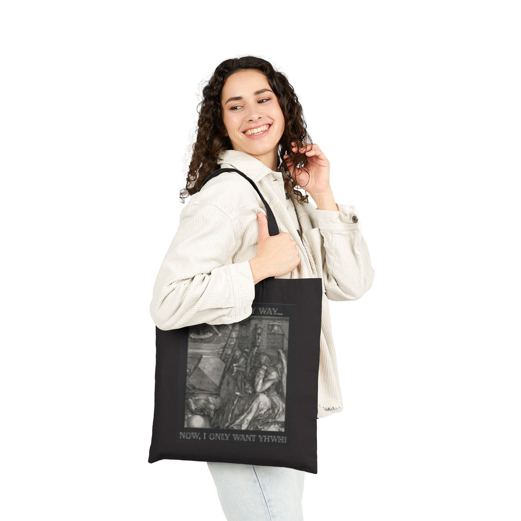 "I Tried It My Way... Now I Only Want YHWH" — Vintage Renaissance Art Tote Bag