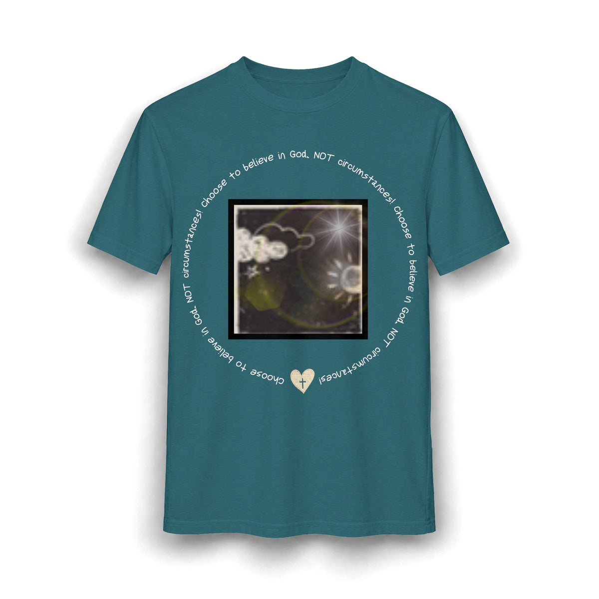 Faith-Inspired Graphic Tee — Romans 15:13 Verse Shirt