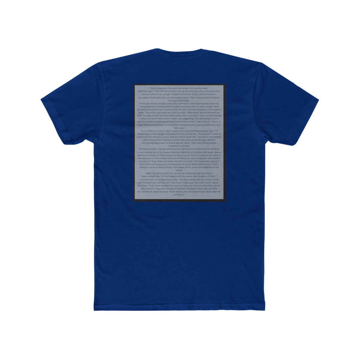 "After You" – Temptation of Christ Tee Unisex Cotton Crew Tee