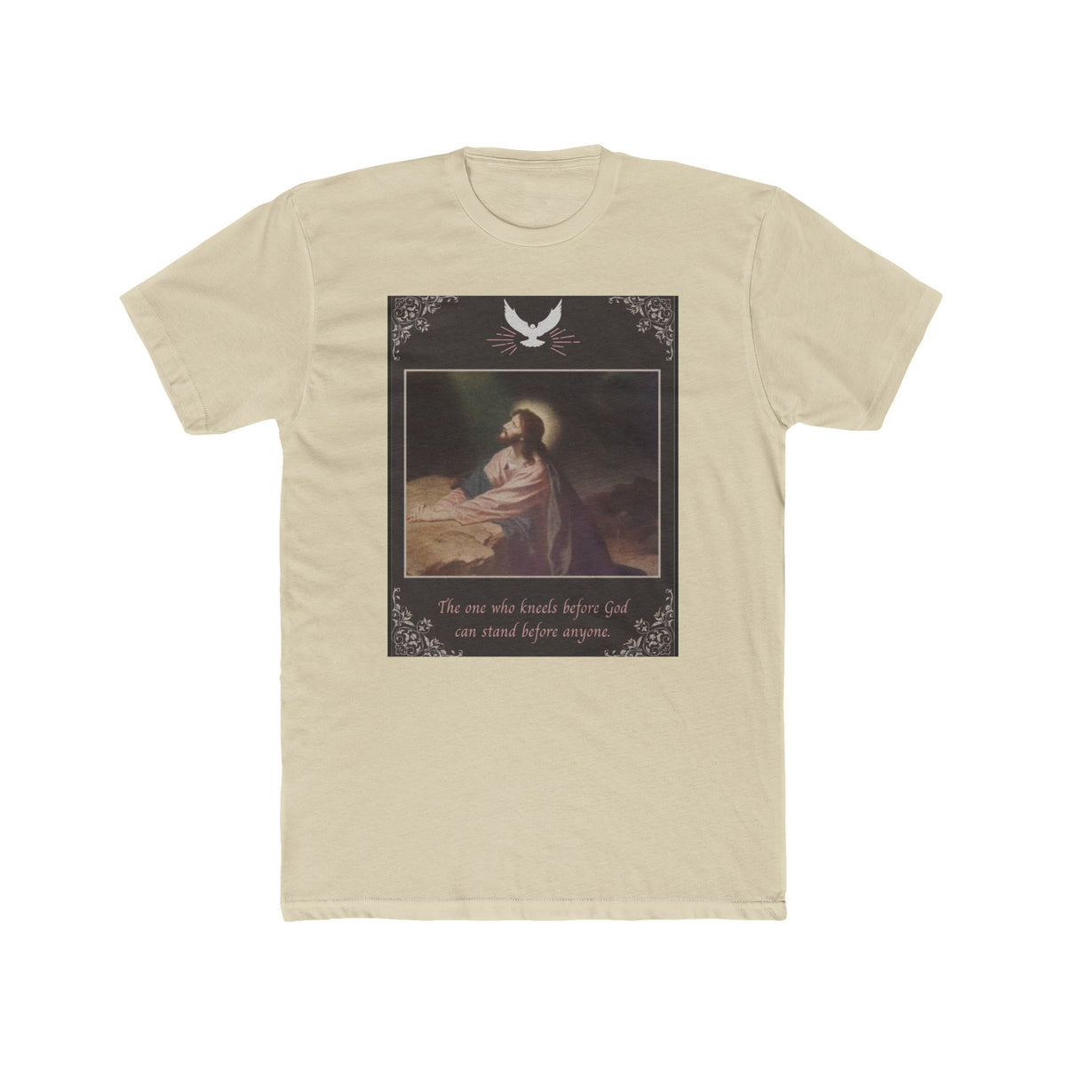 "The One Who Kneels Before God" – Unisex Cotton Crew Tee