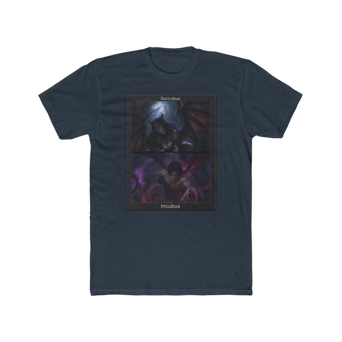 "Resist Temptation" – Succubus & Incubus Spiritual Warfare Unisex Cotton Crew Tee