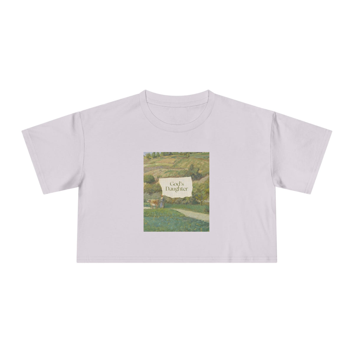 "God's Daughter" — Women's Crop Tee