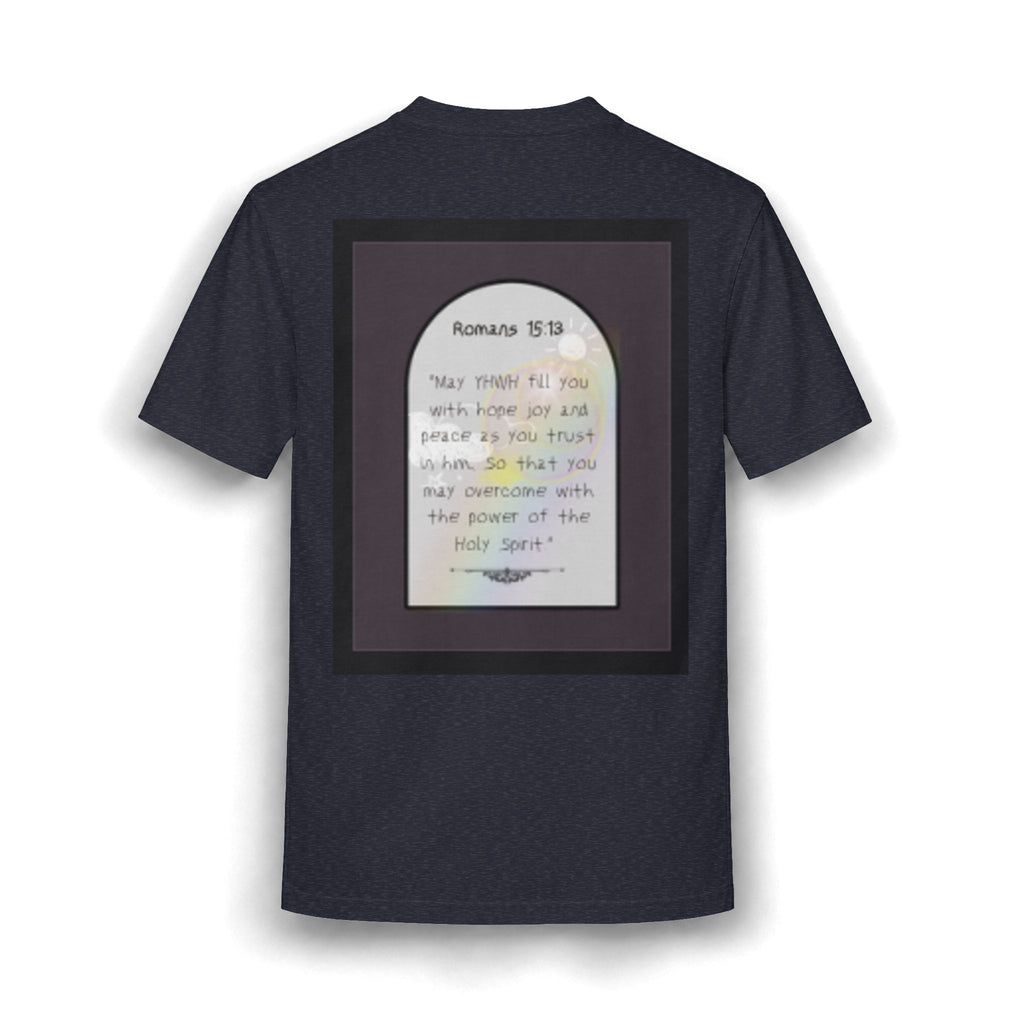 Faith-Inspired Graphic Tee — Romans 15:13 Verse Shirt
