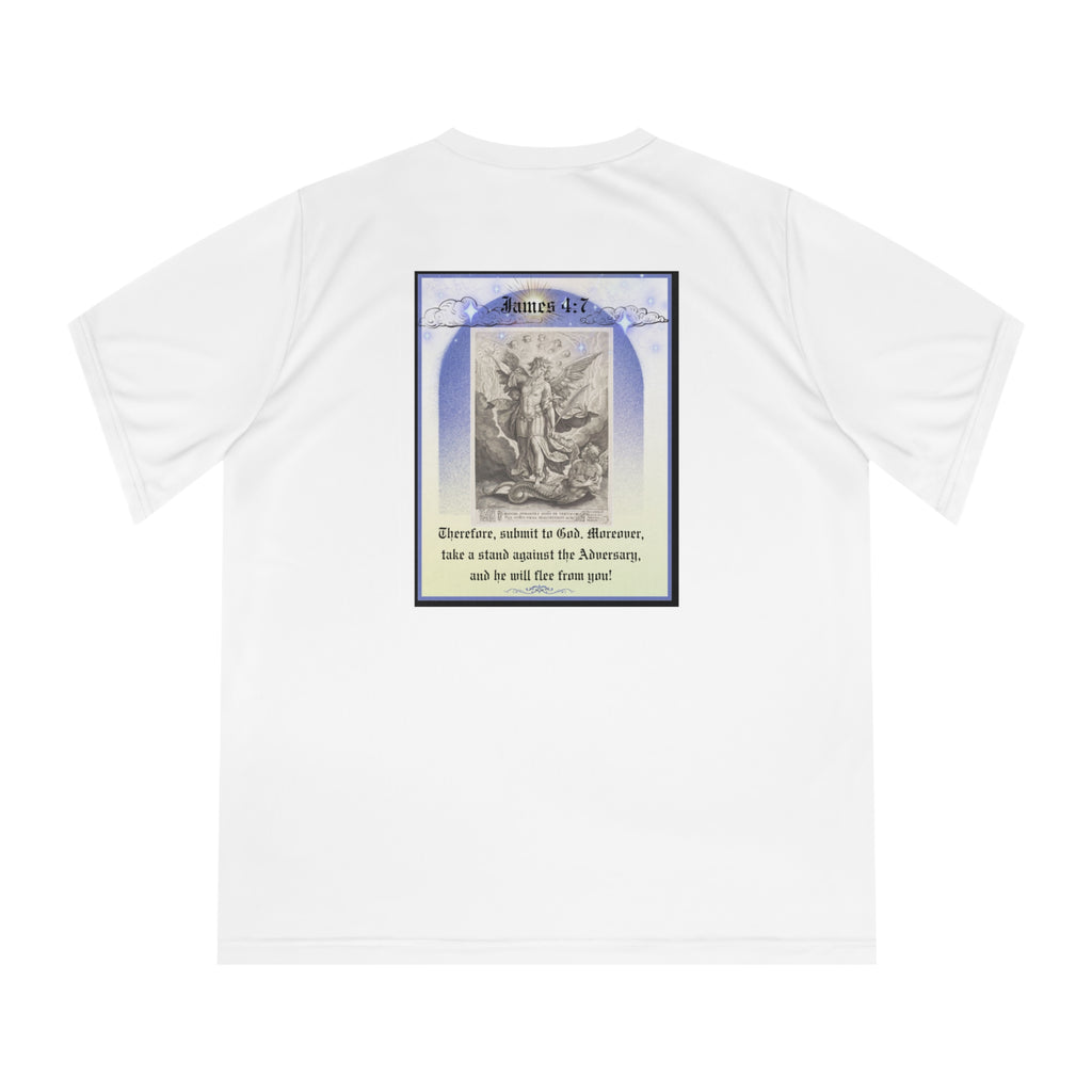 Set Apart Collection - Not today Satan - Women's Performance V-Neck T-Shirt