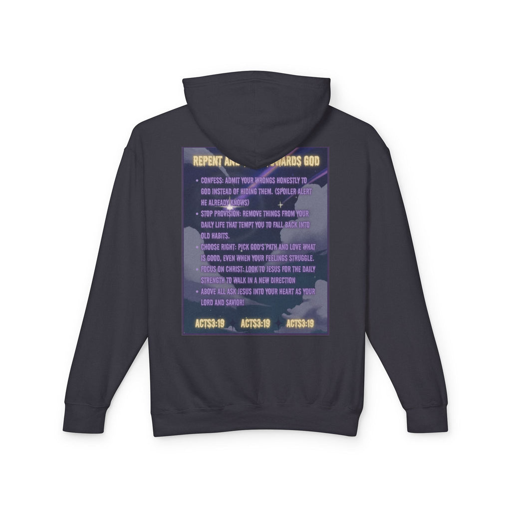 "Jesus Saves Witches" Lightweight Hooded Sweatshirt
