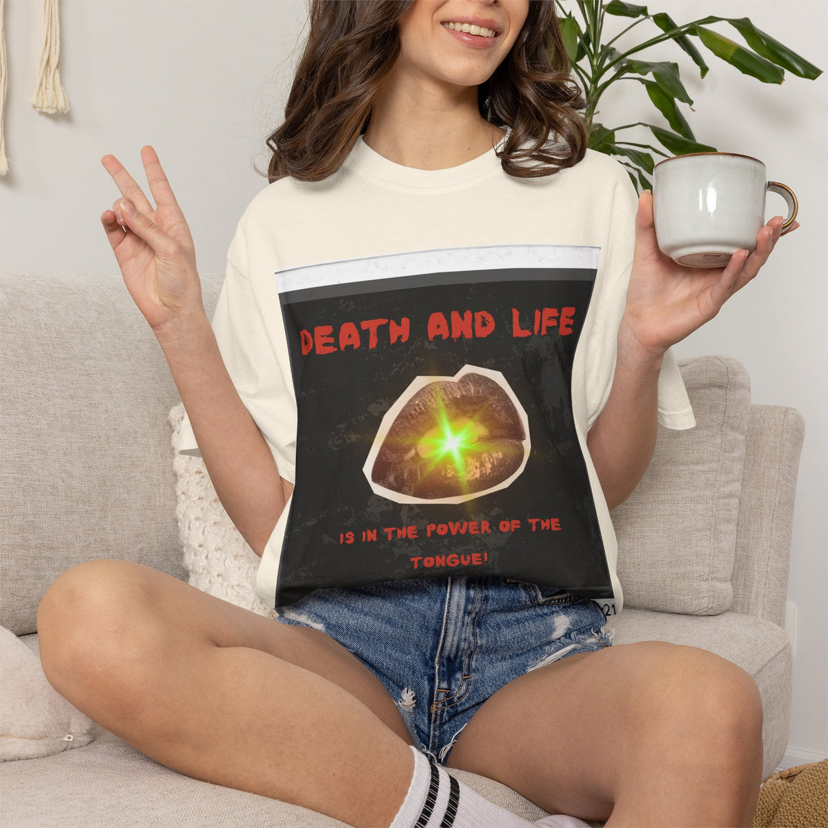 Death and Life is in the power of the tongue-Proverbs 18:21 Tee