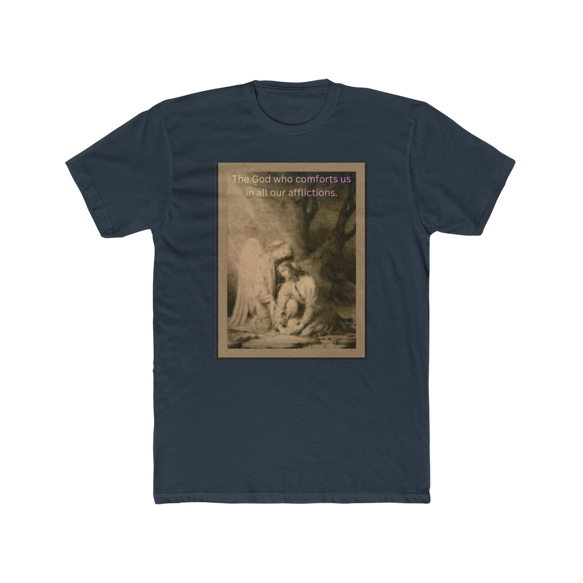 "The God Who Comforts Us" – Sepia Faith Tee