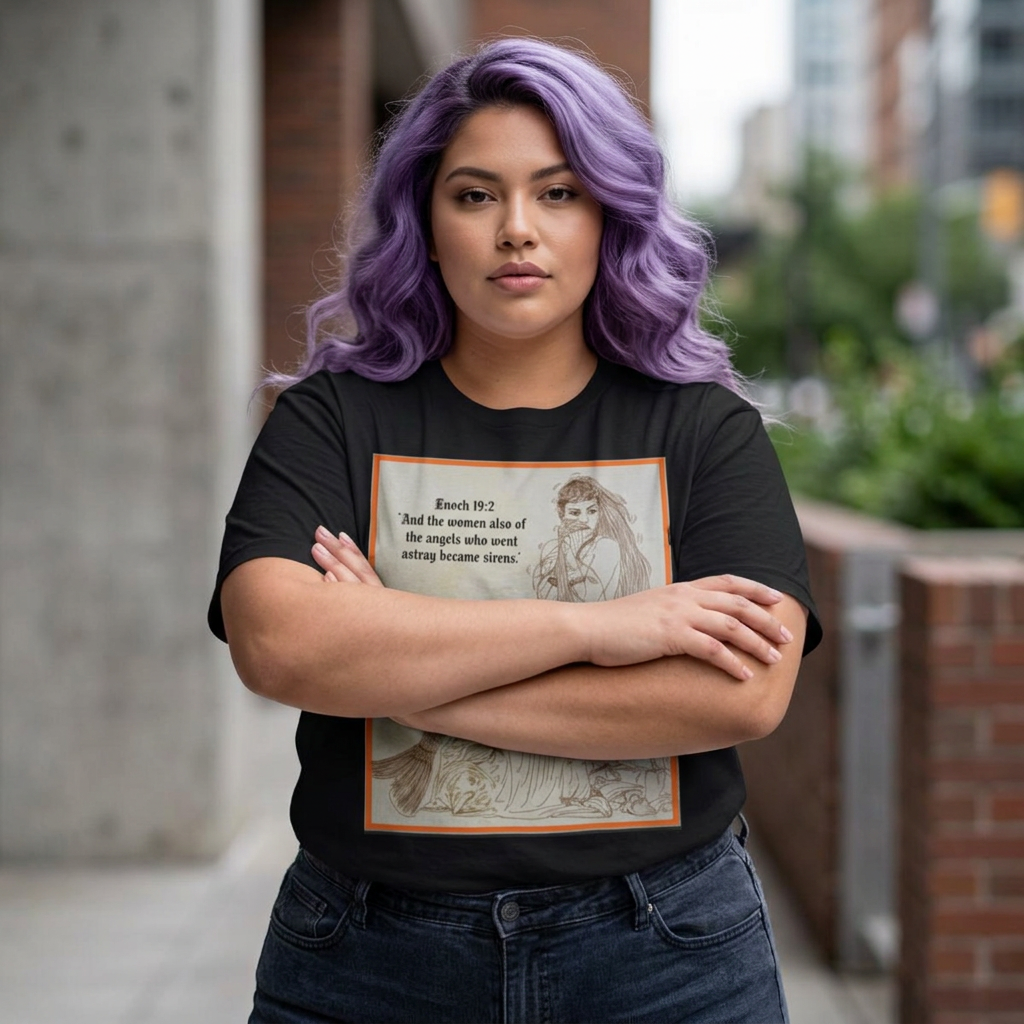 Enoch 19:2 — "Sirens" Front and Back Women's Boxy Tee