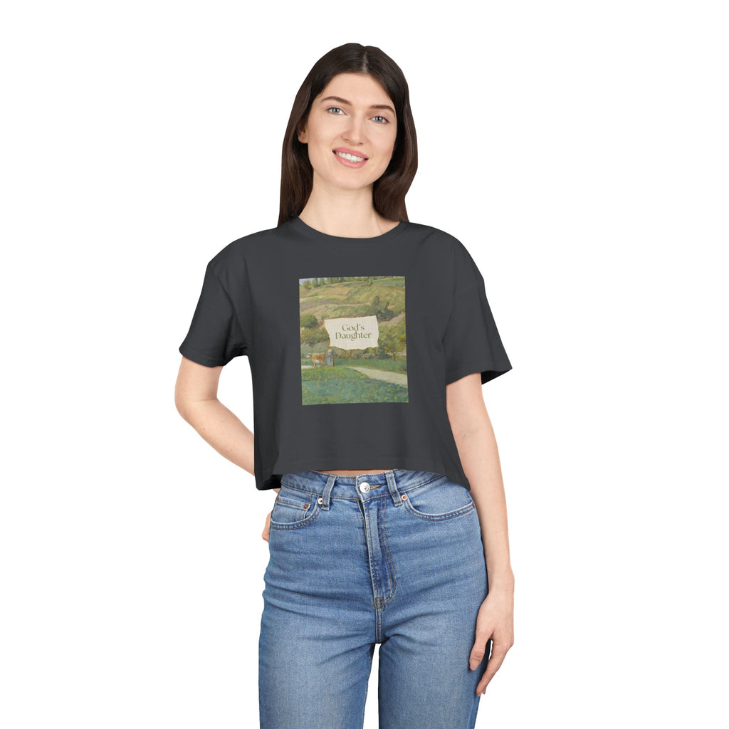 "God's Daughter" — Women's Crop Tee
