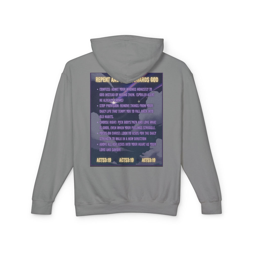"Jesus Saves Witches" Lightweight Hooded Sweatshirt