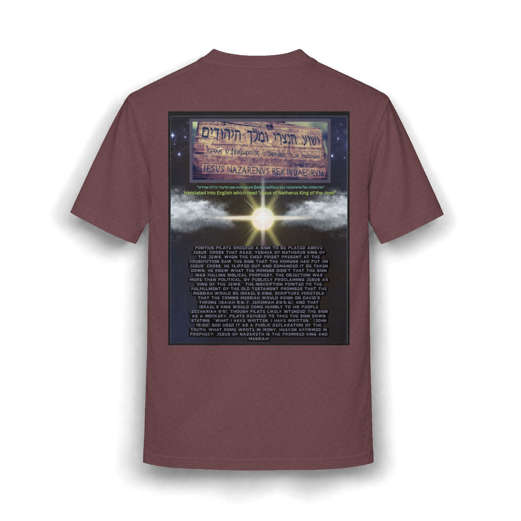 Jesus Crucifixion Art Tee — Vintage Religious (front and back)