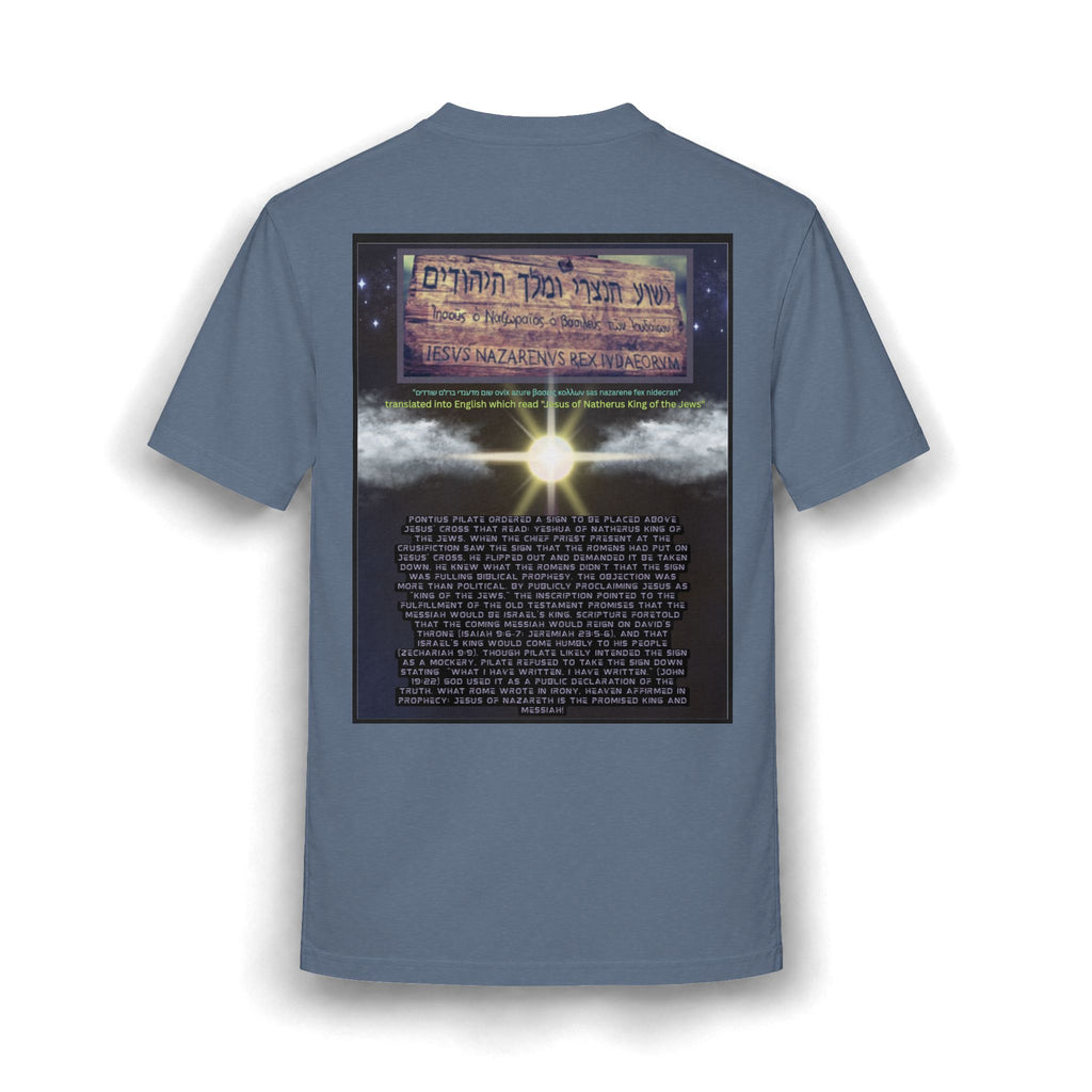 Jesus Crucifixion Art Tee — Vintage Religious (front and back)