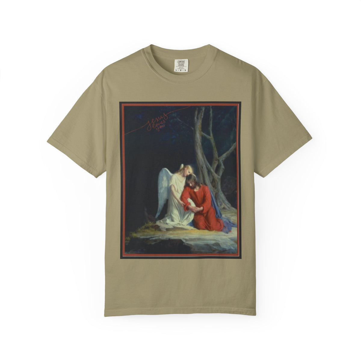 The one who comforts us in our afflictions — Women's Vintage Gothic Illustration Tee