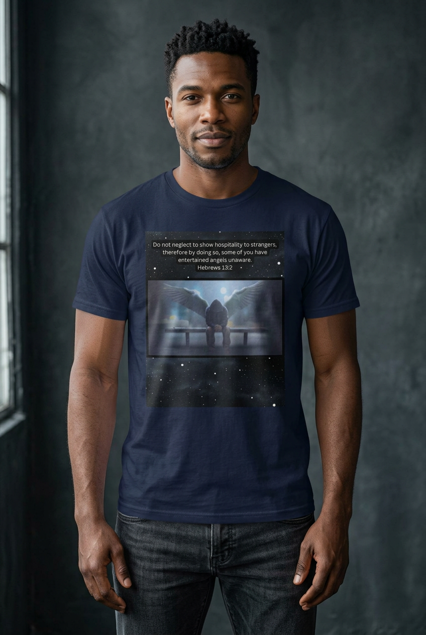 Hebrews 13:2 Entertained Angels Unaware-Tee