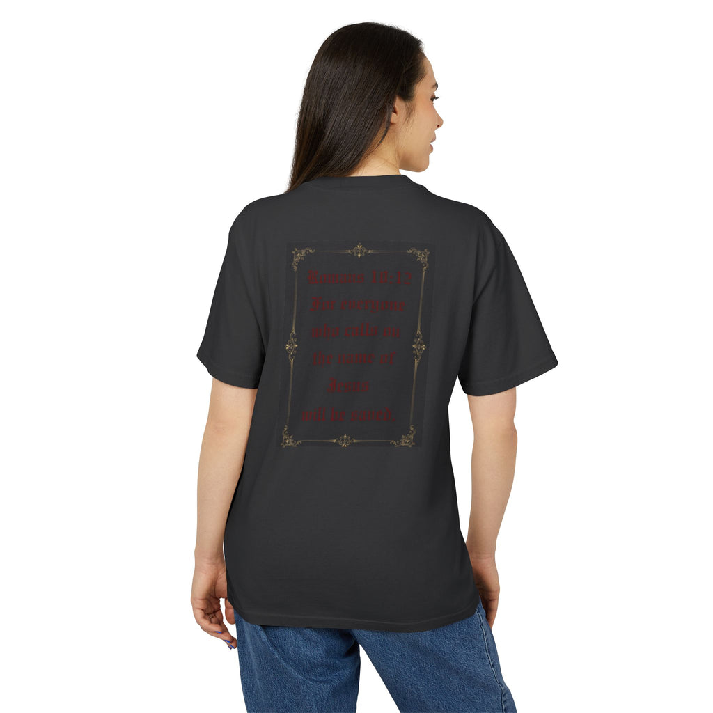Set Apart Collection- “Touched My Darkness • Saved by Light” -Unisex Heavy Faded Tee