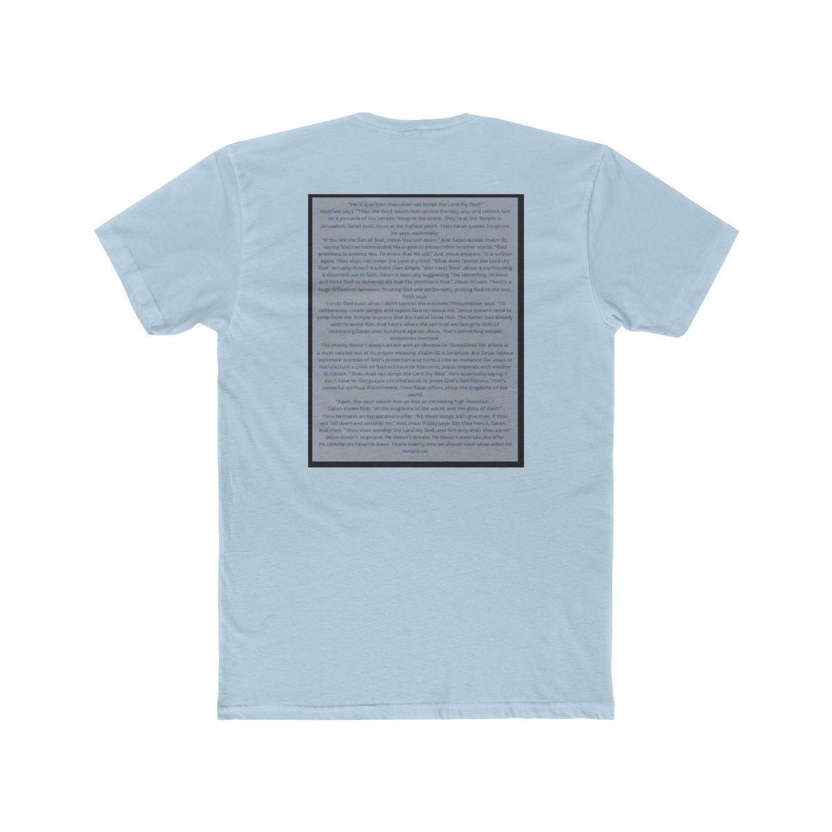"After You" – Temptation of Christ Tee Unisex Cotton Crew Tee