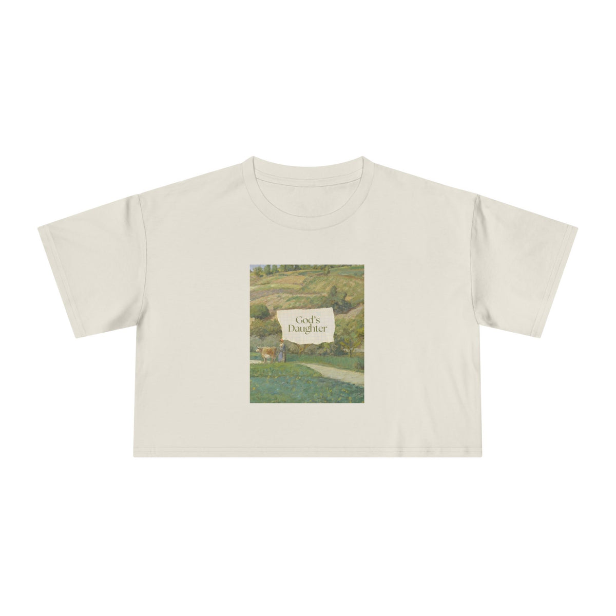 "God's Daughter" — Women's Crop Tee