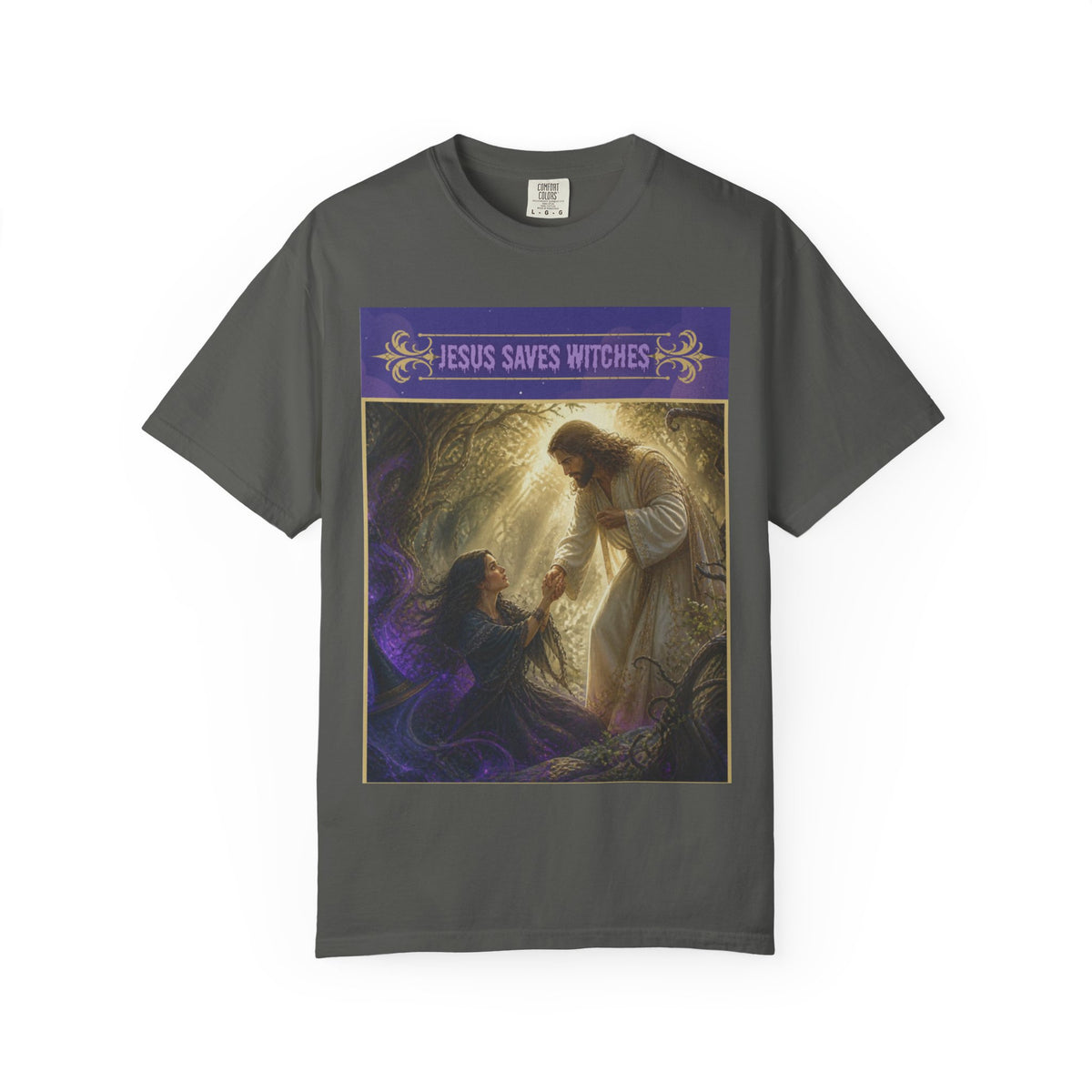 Jesus Saves Witches-Front and back T-shirt