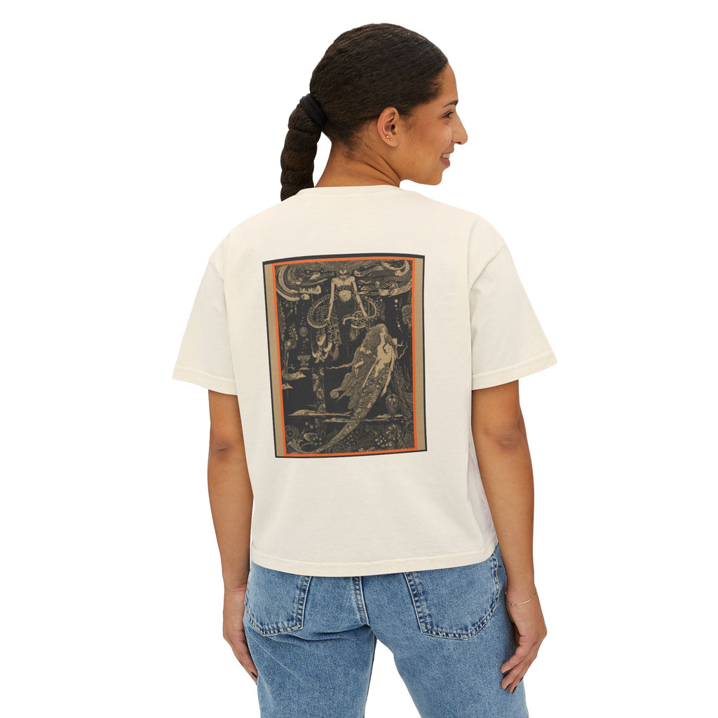 Enoch 19:2 — "Sirens" Front and Back Women's Boxy Tee