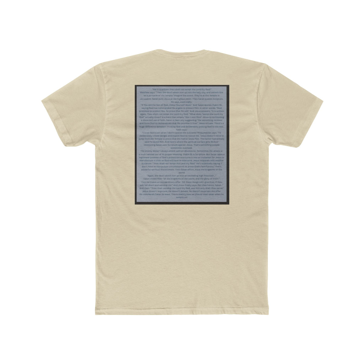 "After You" – Temptation of Christ Tee Unisex Cotton Crew Tee