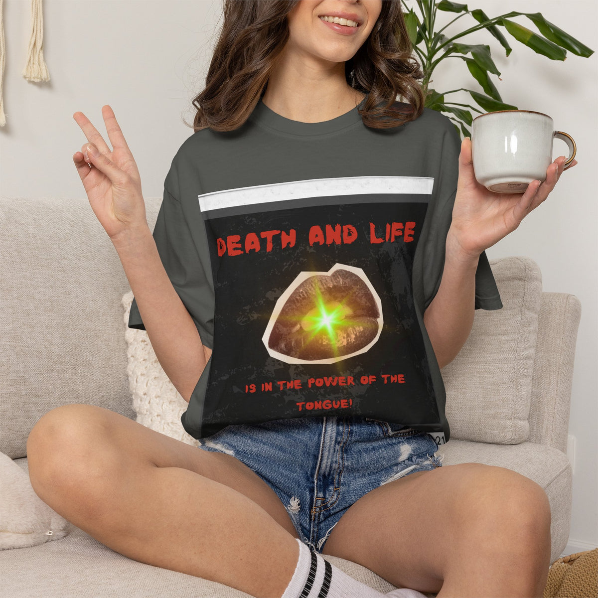 Death and Life is in the power of the tongue-Proverbs 18:21 Tee