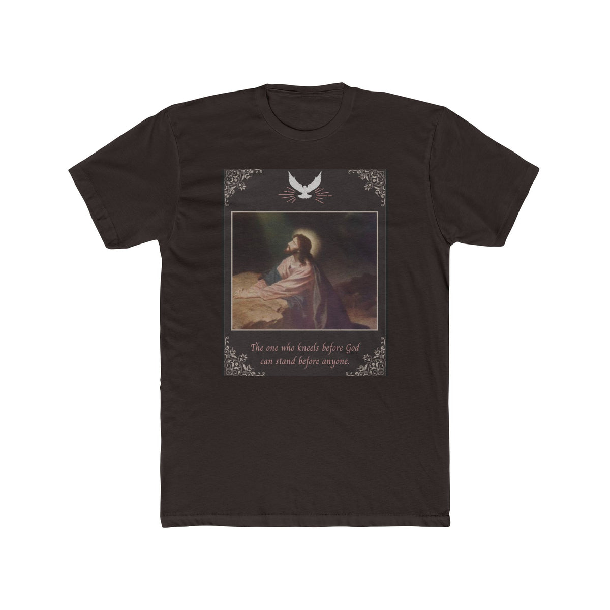 "The One Who Kneels Before God" – Unisex Cotton Crew Tee