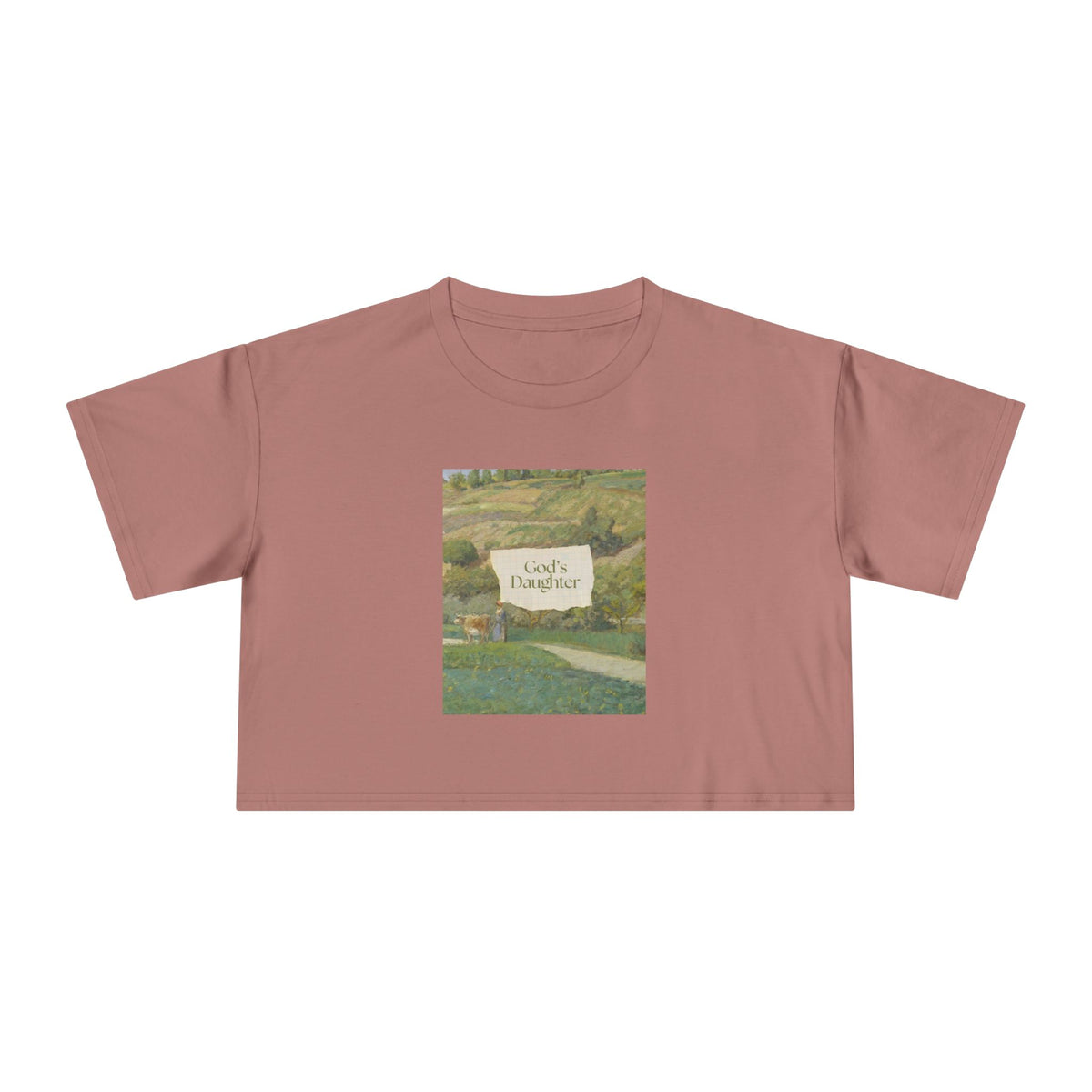 "God's Daughter" — Women's Crop Tee