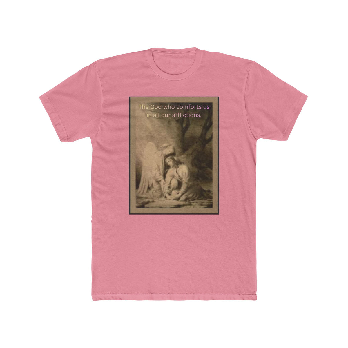 "The God Who Comforts Us" – Sepia Faith Tee