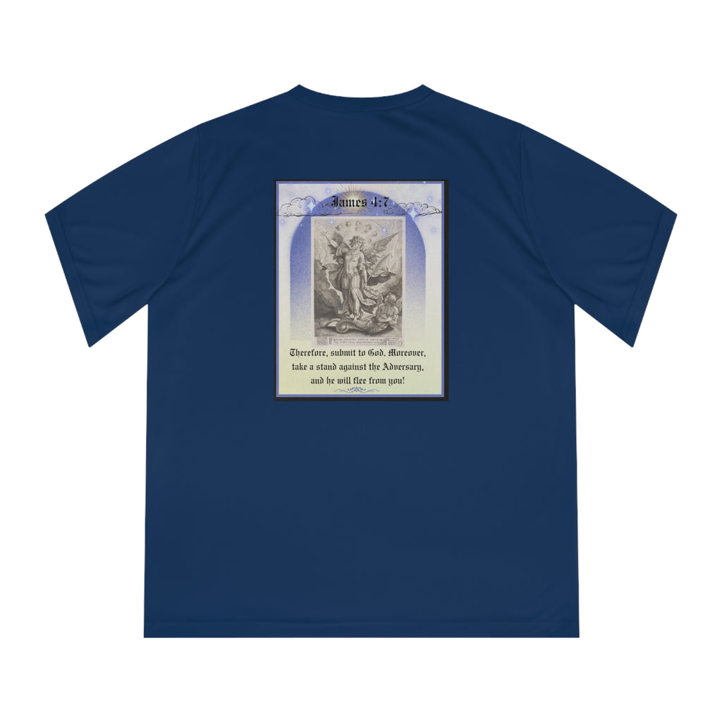 Set Apart Collection - Not today Satan - Women's Performance V-Neck T-Shirt