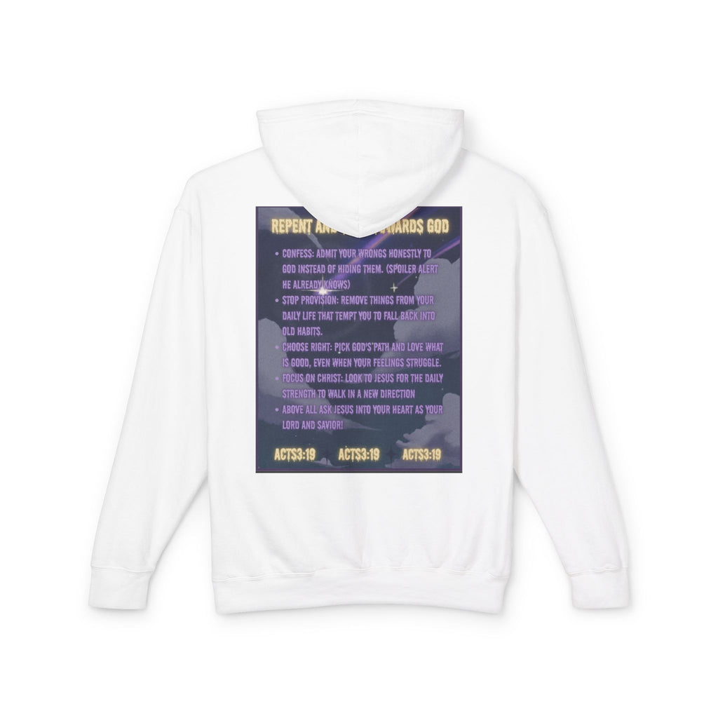 "Jesus Saves Witches" Lightweight Hooded Sweatshirt