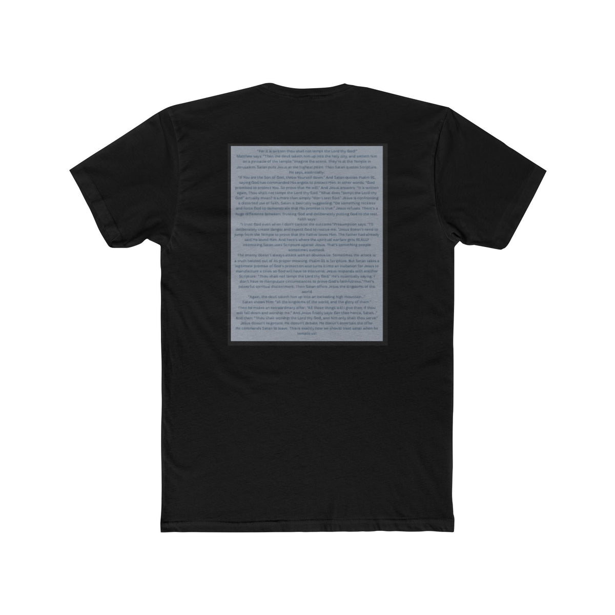 "After You" – Temptation of Christ Tee Unisex Cotton Crew Tee