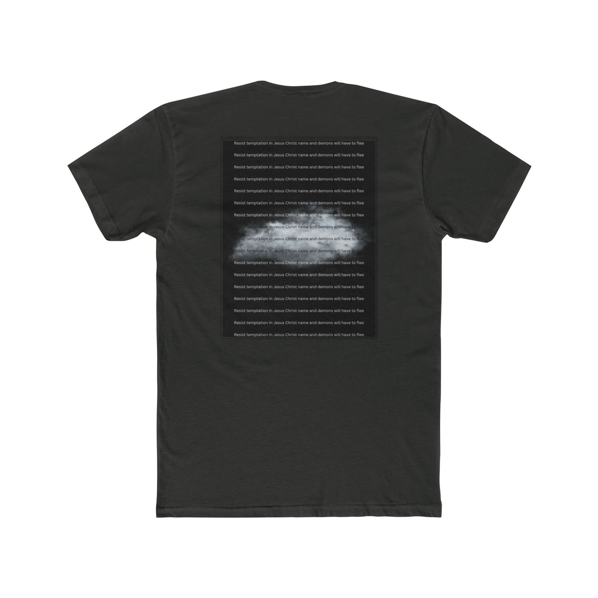 "Resist Temptation" – Succubus & Incubus Spiritual Warfare Unisex Cotton Crew Tee