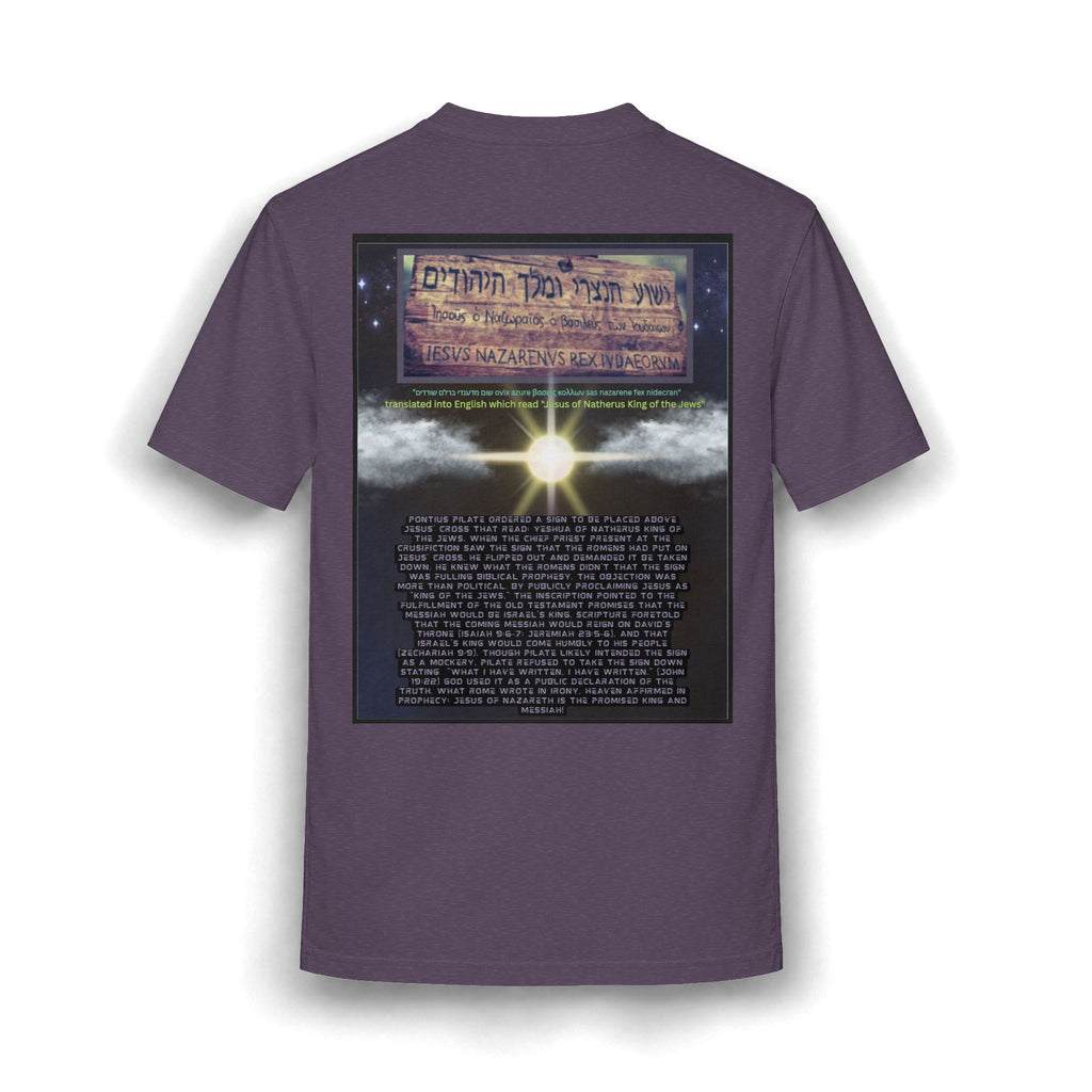 Jesus Crucifixion Art Tee — Vintage Religious (front and back)