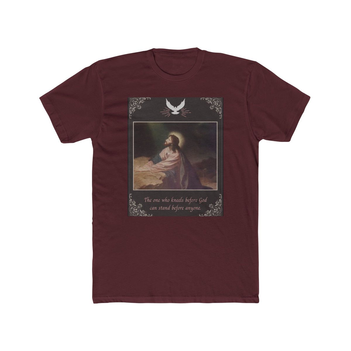"The One Who Kneels Before God" – Unisex Cotton Crew Tee