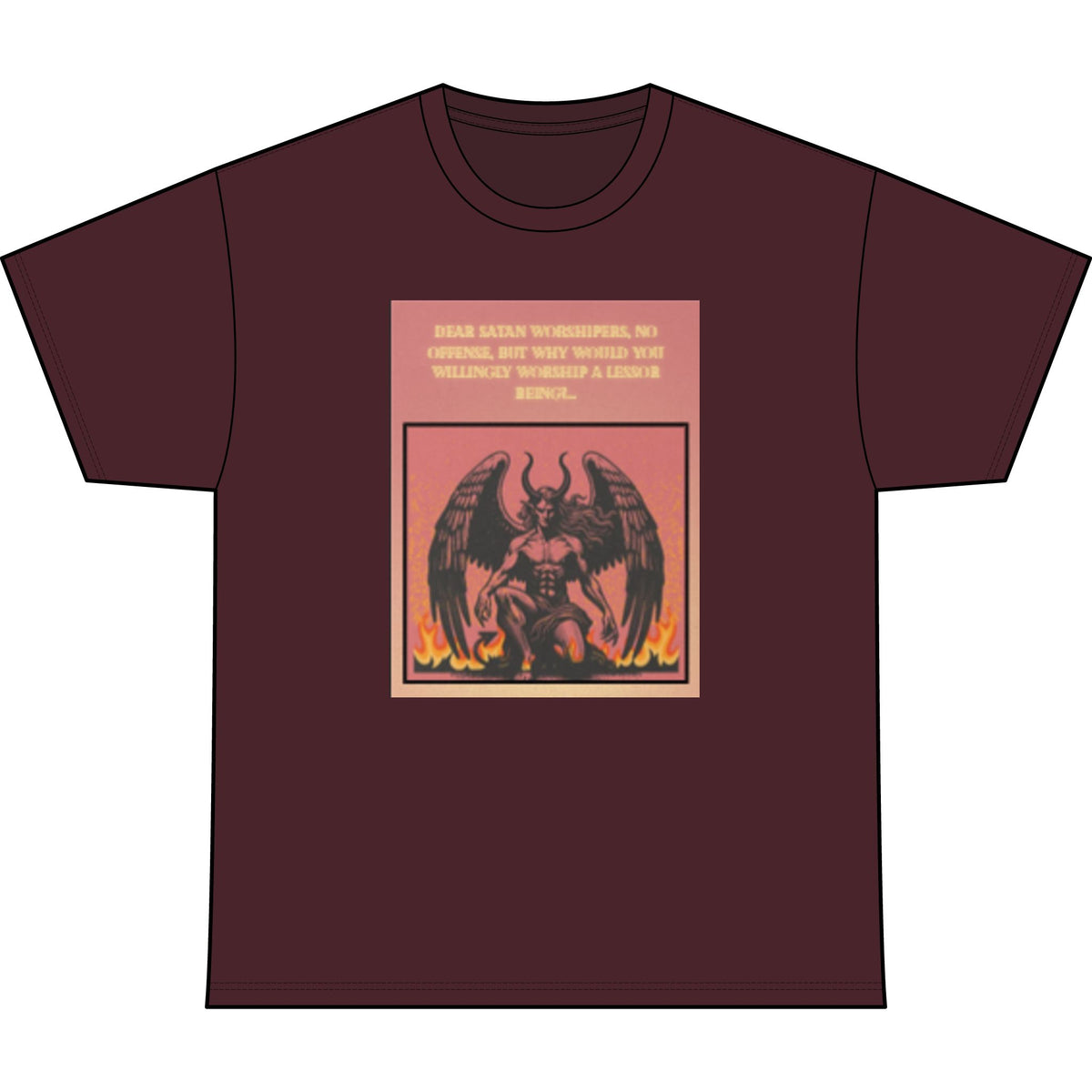 "Why Worship a Loser?" – Bold Satirical Faith Based Shirt from Set apart collection- Heather Performance Tee