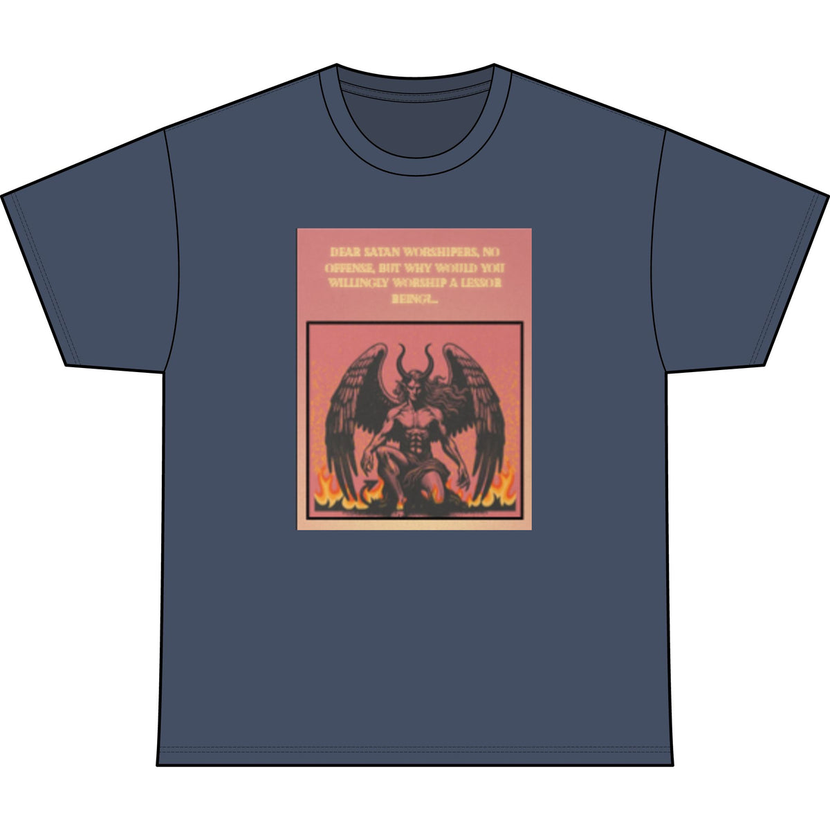 "Why Worship a Loser?" – Bold Satirical Faith Based Shirt from Set apart collection- Heather Performance Tee