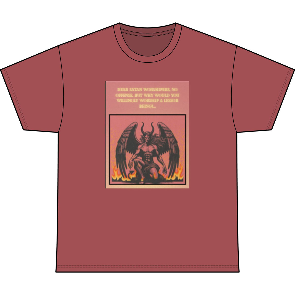 "Why Worship a Loser?" – Bold Satirical Faith Based Shirt from Set apart collection- Heather Performance Tee