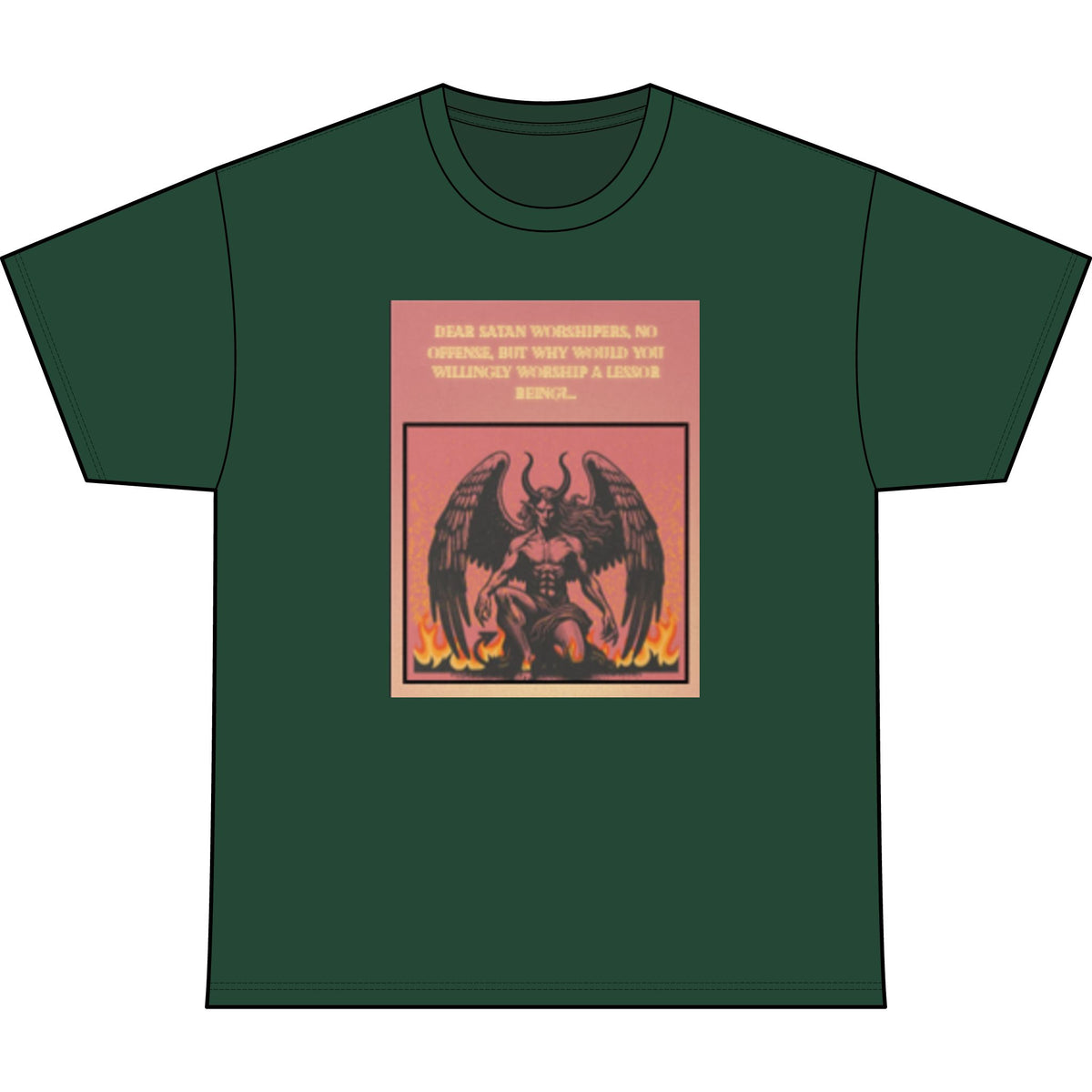 "Why Worship a Loser?" – Bold Satirical Faith Based Shirt from Set apart collection- Heather Performance Tee