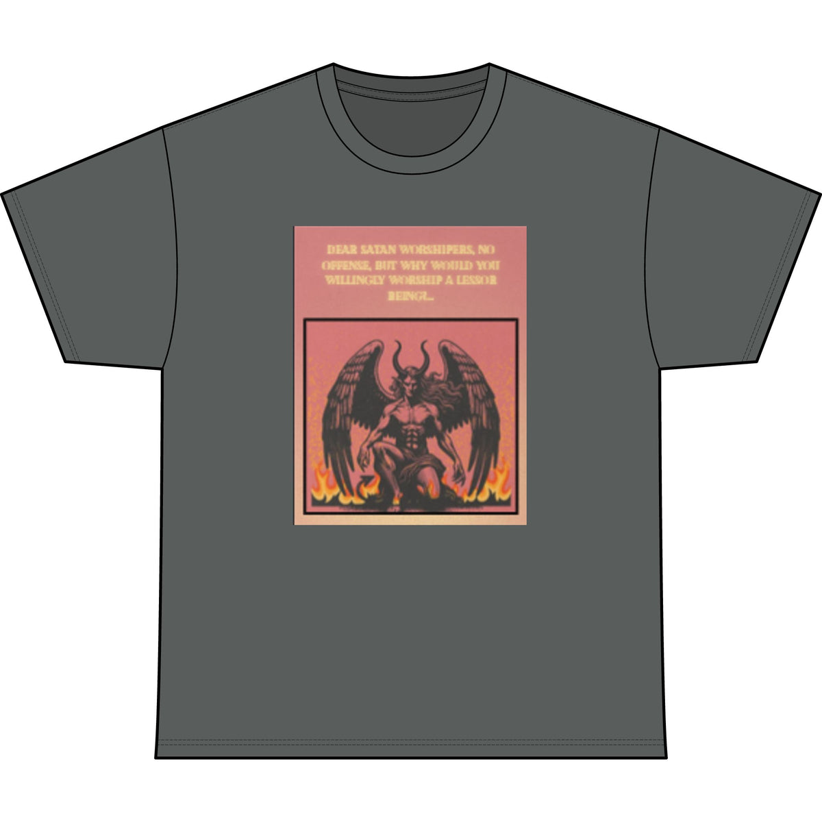 "Why Worship a Loser?" – Bold Satirical Faith Based Shirt from Set apart collection- Heather Performance Tee