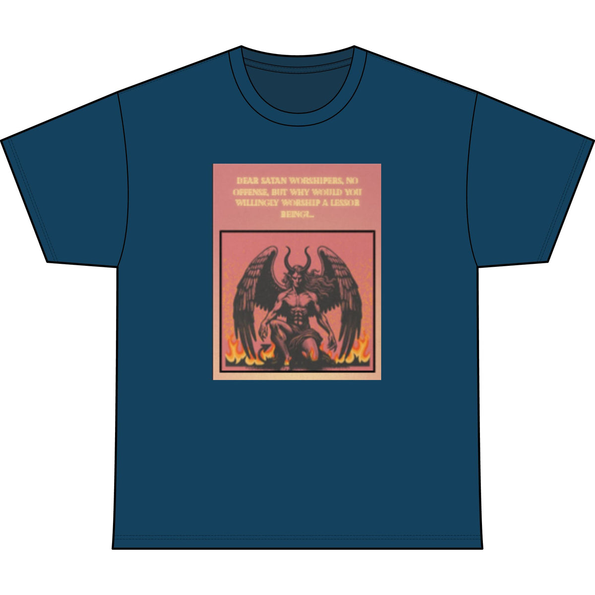 "Why Worship a Loser?" – Bold Satirical Faith Based Shirt from Set apart collection- Heather Performance Tee