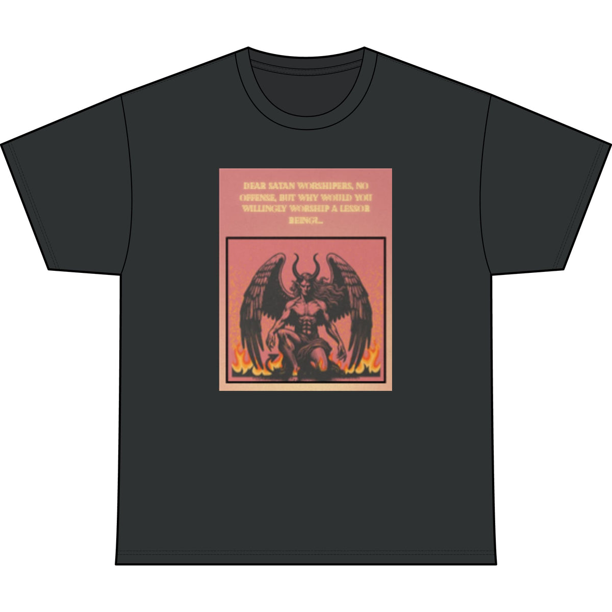 "Why Worship a Loser?" – Bold Satirical Faith Based Shirt from Set apart collection- Heather Performance Tee