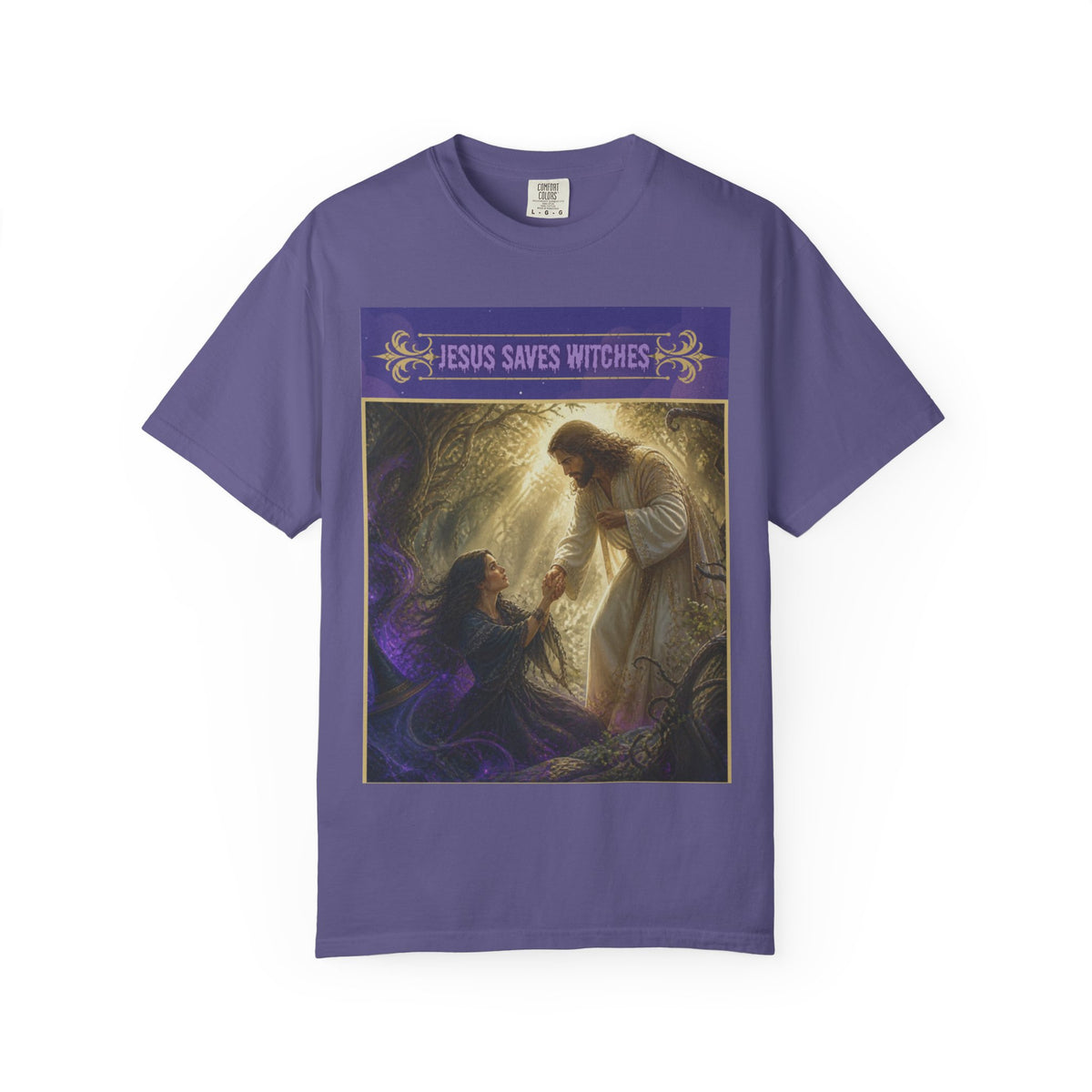 Jesus Saves Witches-Front and back T-shirt
