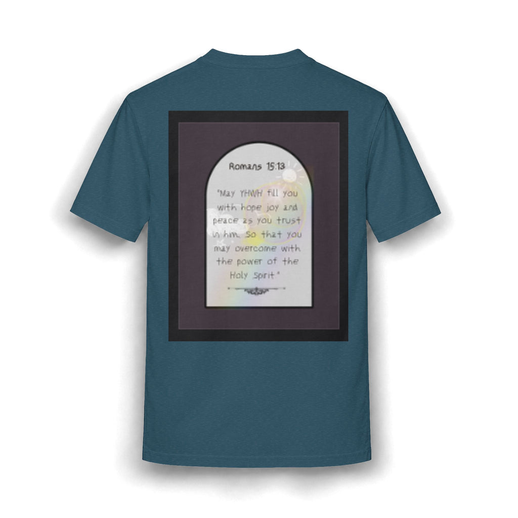 Faith-Inspired Graphic Tee — Romans 15:13 Verse Shirt