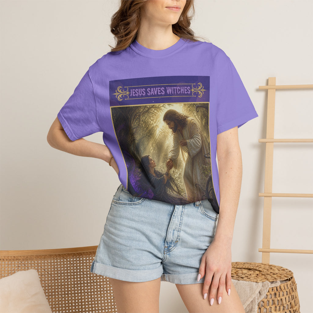 Jesus Saves Witches-Front and back T-shirt