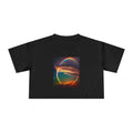 "The Promise in the Sky" Genesis 9:13 — Rainbow Polaroid Women's Crop Tee